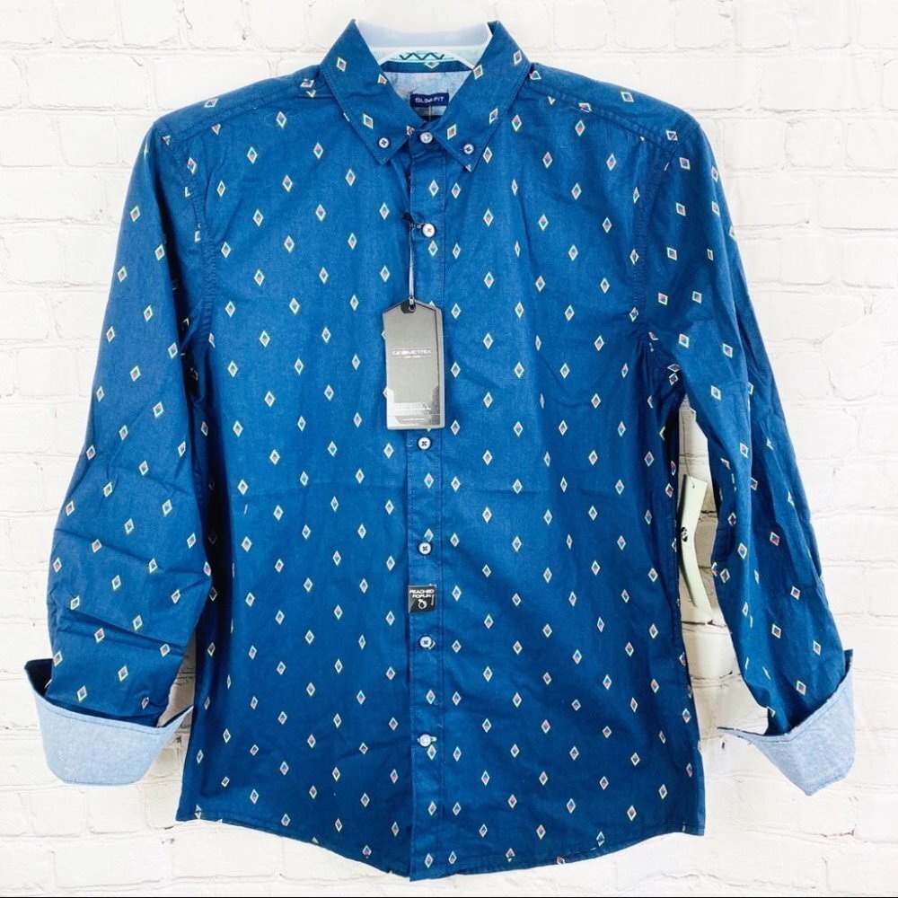 NEW Men's Long Sleeve Button Down Shirt Africa - Picture 11 of 11
